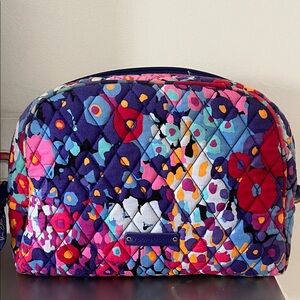 Vera Bradley Floral Burst Quilted Cosmetic Bag